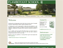 Tablet Screenshot of flamboyantschool.co.za